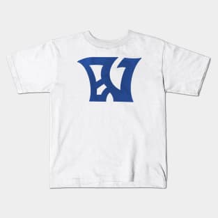 Wayward Blue Jays Logo (Blue) Kids T-Shirt